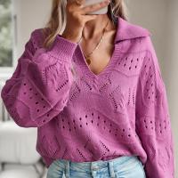 Acrylic Women Sweater slimming & hollow knitted PC