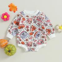 Cotton Baby Jumpsuit printed Cartoon pink PC