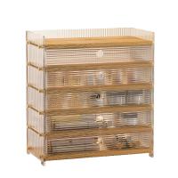 Acrylic & Solid Wood Storage Rack for storage & durable PC