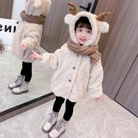Polyester & Cotton Children Coat & thermal Solid beige PC