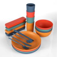 Wheat Straw & Polypropylene-PP Cutlery Set durable & multiple pieces Set