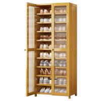MDF Board & Moso Bamboo & Plastic Multilayer Shoes Rack Organizer dustproof & large capacity PC