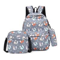 Oxford & Nylon Backpack large capacity & soft surface & three piece Set