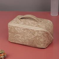 PU Leather Easy Matching Cosmetic Bag large capacity floral PC
