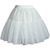 Gauze Ball Gown Bustle breathable Solid white : PC