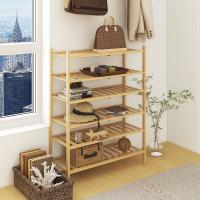Moso Bamboo Shoes Rack Organizer dustproof & thickening PC