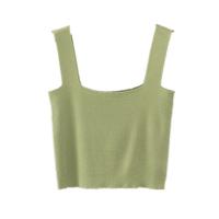 Polyester Soft Camisole backless & breathable Solid : PC