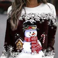 Milk Fiber Soft Women Sweatshirts christmas design & loose printed PC