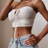 Polyester Tube Top midriff-baring Solid PC