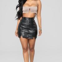 Polyester Slim & Plus Size Skirt black PC
