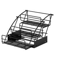 Iron triple layer Storage Rack for Kitchen & stretchable PC