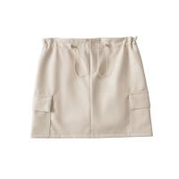 PU Leather Slim Package Hip Skirt Solid PC