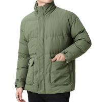 Polyester windproof Men Parkas thicken & thermal Solid PC