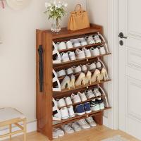 Moso Bamboo Shoes Rack Organizer durable & dustproof Solid PC