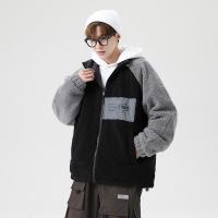 Polyester Men Coat & loose & thermal letter PC