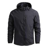 Polyamide & Polyester windproof Men Coat Solid PC