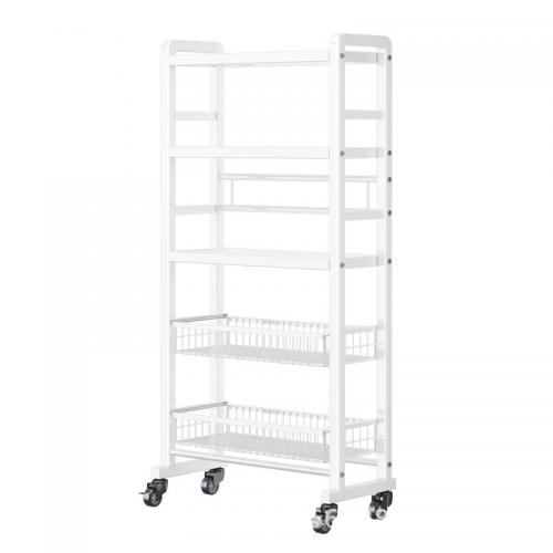 Carbon Steel Multilayer Shelf for storage white PC