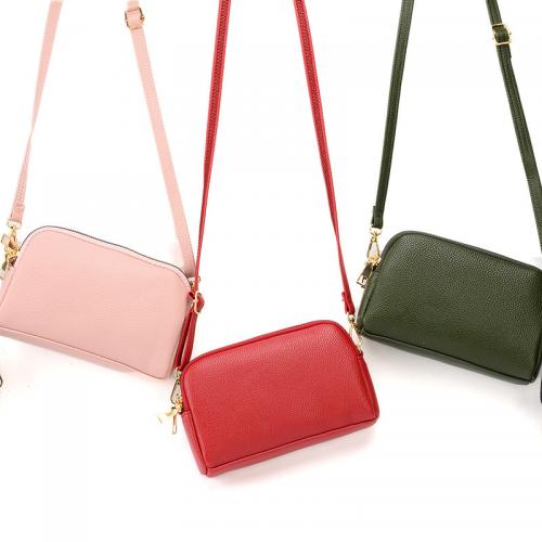 PU Leather Crossbody Bag durable Solid PC