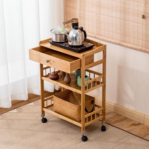 Moso Bamboo Shelf with pulley  PC