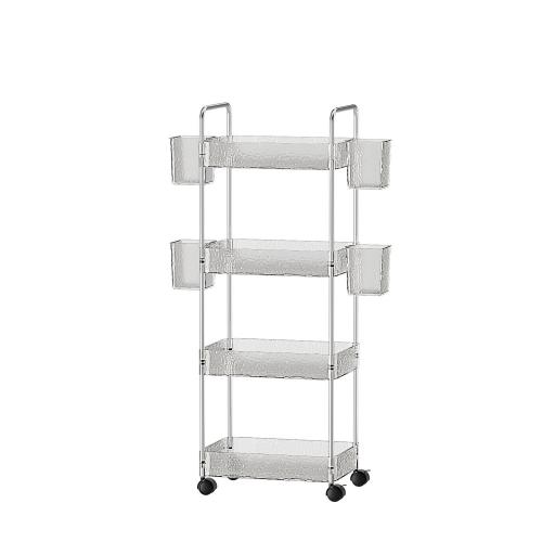 PET & Stainless Steel Multifunction Shelf for storage & with pulley PC