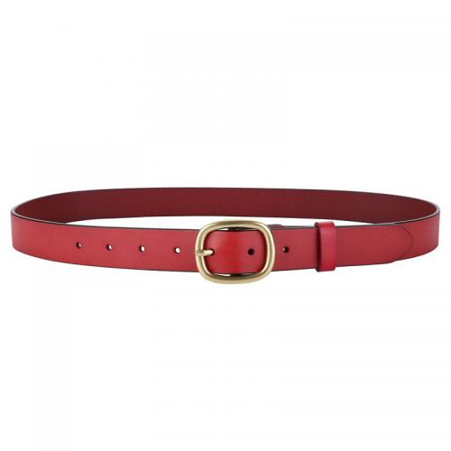PU Leather Easy Matching Fashion Belt flexible length Zinc Alloy gold color plated PC