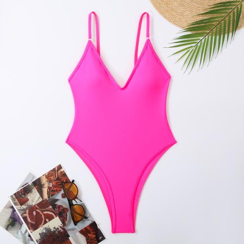 Polyamide & Spandex & Polyester One-piece Swimsuit slimming & backless PC