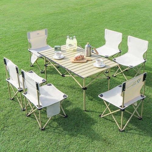 Carbon Steel Outdoor Foldable Furniture Set durable  PC