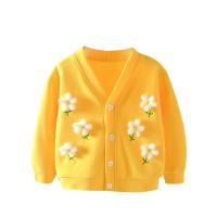 Cotton Girl Coat & loose embroidered PC