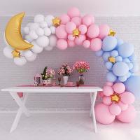 Emulsion Ballon-Dekoration-Set, gemischte Farben,  Festgelegt