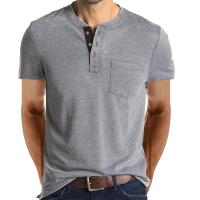 Cotton Men Short Sleeve T-Shirt & loose Solid PC