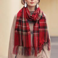 Polyester Unisex Scarf can be use as shawl & thermal plaid PC
