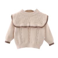 Cotton Slim Girl Sweater knitted Solid PC