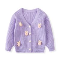 Cotton Slim Girl Coat knitted PC