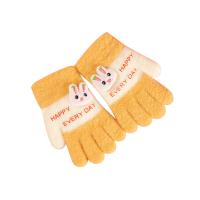 Knitted Children Gloves thermal jacquard Cartoon : Pair