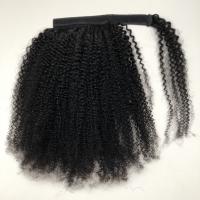Human Hair can be permed and dyed & velcro Wig for women black Set