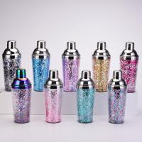 Edelstahl & Kunststoff Cocktail Shaker, mehr Farben zur Auswahl,  Stück
