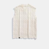 Polyester Women Vest & loose knitted Solid PC