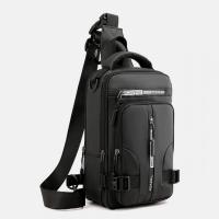 Oxford Sling Bag with USB interface & waterproof Solid PC
