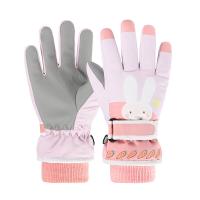Polyester Skiing Gloves for children & thermal Cartoon Pair