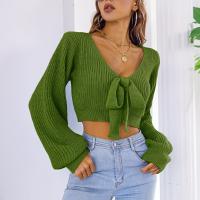 Acrylic Crop Top Women Sweater Solid PC