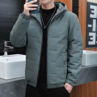 Polyester With Siamese Cap & Plus Size Men Parkas thicken Solid PC
