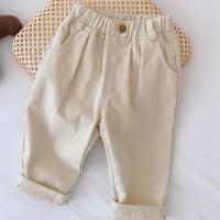Cotton Middle Waist Boy Casual Pants knitted Solid PC
