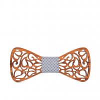 Solid Wood & Polyester Bow Tie PC