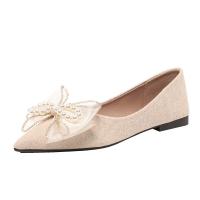 Glett with bowknot & Plus Size Women Casual Shoes Pair