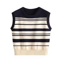 Knitted Women Vest slimming & thermal striped : PC
