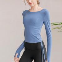 Polyamide Quick Dry Women Yoga Tops patchwork Solid PC