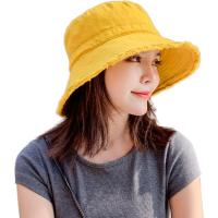 Cotton Easy Matching Bucket Hat sun protection patchwork Solid : PC