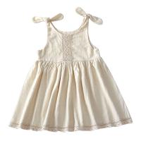 Cotton Girl One-piece Dress Cute & breathable Solid PC