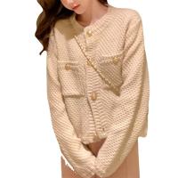 Polyamide Slim Sweater Coat thermal knitted Others : PC