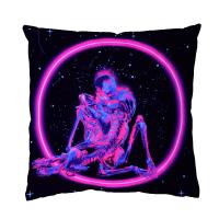 Polyester Peach Skin Pillow Case without pillow inner & luminated printed PC